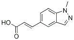 trans-3-(1-Methyl-1H-indazol-5-yl)prop-2-enoic acid|
