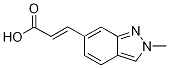 trans-3-(2-Methyl-2H-indazol-6-yl)acrylic acid Structure