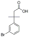 3-(3-Bromophenyl)-3-methylbutanoic acid Structure