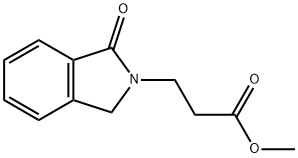 Methyl 3-(1-oxo-1,3-dihydro-2H-isoindol-2-yl)propanoate Struktur