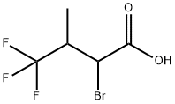 2-BROMO-3-METHYL-4,4,4-TRIFLUOROBUTYRIC ACI 结构式
