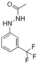 3-(N'-Acetylhydrazino)benzotrifluoride, N-Acetyl-N'-[3-(trifluoromethyl)phenyl]hydrazine, Acetic acid N'-(3-trifluoromethylphenyl)hydrazide Structure