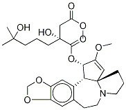 OMACETAXINE MEPESUCCINATE-13C-D3, , 结构式