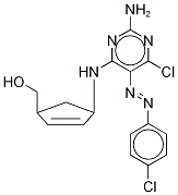 (1R,4S)-rel-4-[[2-AMino-6-chloro-5-[(4-chlorophenyl)azo]-4-pyriMidinyl]aMino]-2-cyclopentene-1-Methanol-d2