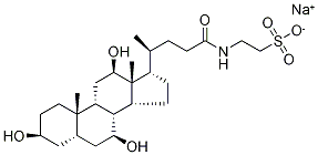 Taurocholic Acid-d5 SodiuM Salt, , 结构式