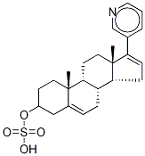 (3β)-17-(3-Pyridinyl)androsta-5,16-dien-3-ol Sulfate SodiuM Structure