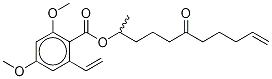 rac 2-Ethenyl-4,6-dimethoxy-benzoic Acid 1-Methyl-5-oxo-9-decen-1-yl Ester-d6