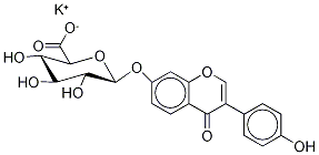 Daidzein 7-b-D-Glucuronide Potassium Salt
