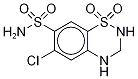 ヒドロクロロチアジド-13C,D2 化学構造式