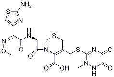 头孢曲松钠-D3, , 结构式