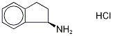(R)-1-AMinoindane-d3 Hydrochloride Structure