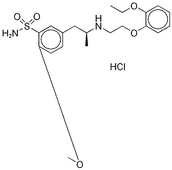(S)-TaMsulosin-d3 Hydrochloride 结构式