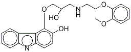 3-Hydroxy Carvedilol-d5 Structure