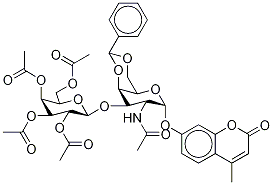 4-MethyluMbelliferyl 2-AcetaMido-2-deoxy-3-O-(tetra-O-acetyl-β-D-galactopyranosyl)-4,6-O-phenylMethylene-α-D-galactopyranoside