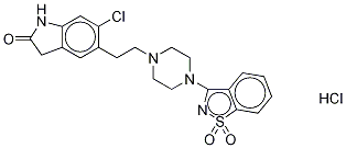 Ziprasidone Sulfone Hydrochloride Struktur