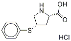 (4S)-4-(Phenylthio)-L-proline-d5 Hydrochloride, , 结构式