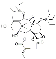 10-Desacetyl-2-desbenzoyl-7,10-bis(O-triethylsilyl)-2-tiglyl Baccatin III