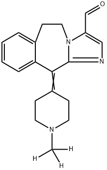 Alcaftadine-d3 结构式