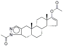 5α-N-Acetyl-17-acetyloxy-2'H-androst-16-en-2-eno[3,2-c]pyrazol