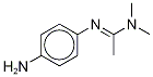 N'-(4-アミノフェニル)-N,N-ジメチルアセトアミジン-D6 化学構造式