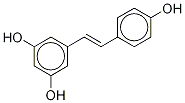 5-[(1E)-2-(4-羟苯基)乙烯基]-1,3-苯二酚-13C6 结构式