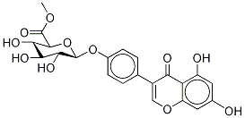 Genistein 4'-β-D-Glucuronide Methyl Ester