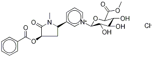 trans-3'-Benzoyloxy Cotinine N-β-D-Glucuronide Methyl Ester Chloride