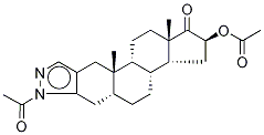 (5α,16β)-N-Acetyl-16-acetyloxy-2'H-androst-2-eno[3,2-c]pyrazol-17-one