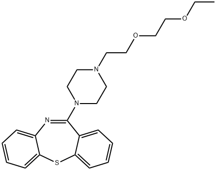 喹硫平杂质 结构式
