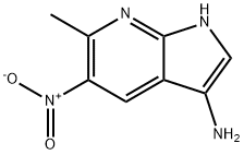 3-AMINO-6-METHYL-5-NITRO-7-AZAINDOLE Structure