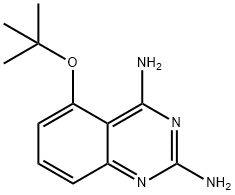 5-tert-butoxyquinazoline-2,4-diaMine Struktur