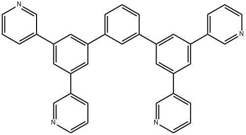 1,3-双(3,5-二吡啶-3-基苯基)苯 结构式
