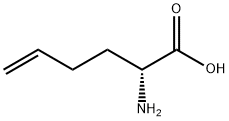 (R)-2-アミノヘキス-5-エン酸 化学構造式