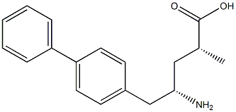 (2R,4S)-5-([1,1'-biphenyl]-4-yl)-4-aMino-2-Methylpentanoic acid Structure