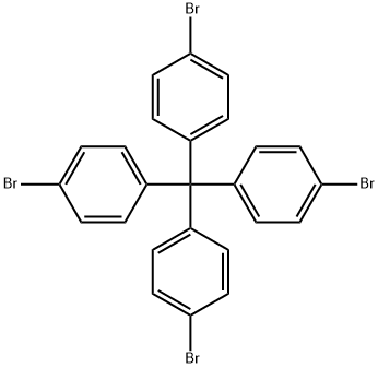 テトラキス(4-ブロモフェニル)メタン 化学構造式
