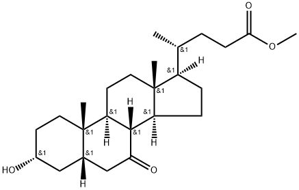 7-ketolithocholic Methyl ester Structure