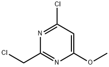 4-氯-2-(氯甲基)-6-甲氧基嘧啶 结构式