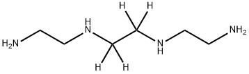 TRIETHYLENETETRAMINE-D4, 1067245-32-2, 结构式