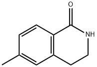 6-甲基-3,4-二氢异喹啉-1(2H)-酮 结构式