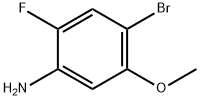 4-溴-2-氟-5-甲氧基苯胺 结构式