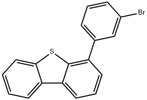4-(3-溴苯基)-二苯并噻吩, 1084334-28-0, 结构式