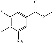 Methyl 3-aMino-5-fluoro-4-Methylbenzoate Struktur