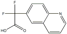 2,2-difluoro-2-(quinolin-6-yl)acetic acid Structure