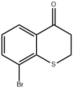 8-ブロモチオクロマン-4-オン 化学構造式