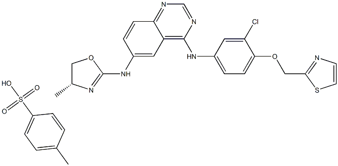 バルリチニブトシル酸塩 化学構造式