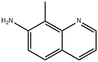 7-氨基-8-甲基喹啉, 116632-62-3, 结构式