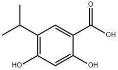 2,4-ジヒドロキシ-5-イソプロピル安息香酸
