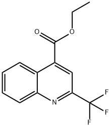 2-三氟甲基喹啉-4-甲酸乙脂, 1185292-57-2, 结构式
