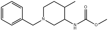 Methyl (1-benzyl-4-Methylpiperidin-3-yl)carbaMate Structure