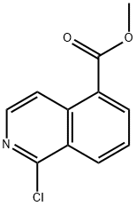 1-氯异喹啉-5-羧酸甲酯 结构式